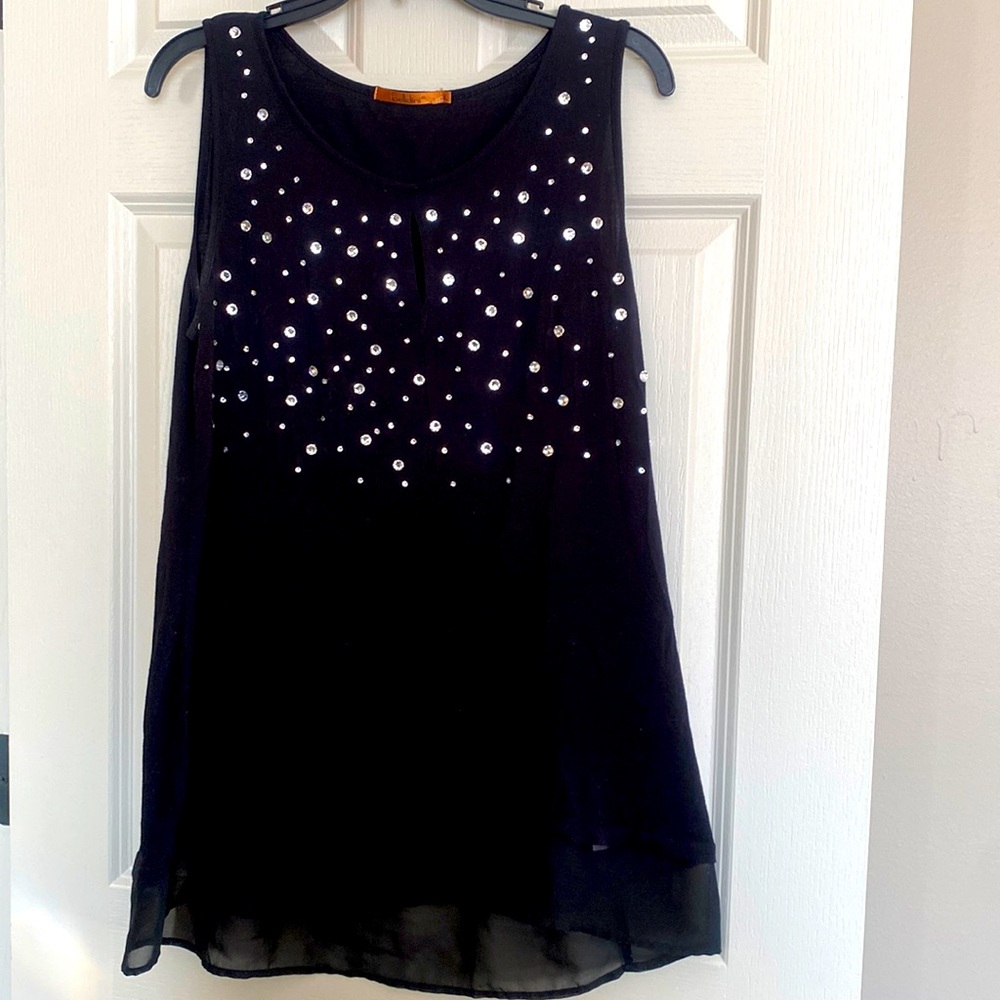 Rhinestone Bling Top